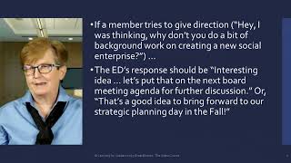 Board & Executive Director Roles: Key Concepts #1 & #2 | Great Boards – Module 3, Lesson 1