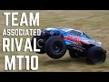 The perfect all around monster truck  team associated rival mt10 4wd  110 brushless rc car