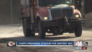 KC preparing for ice storm ahead of Chiefs game