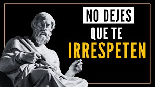 10 Lecciones Estoicas para Manejar la Falta de Respeto | Estoicismo