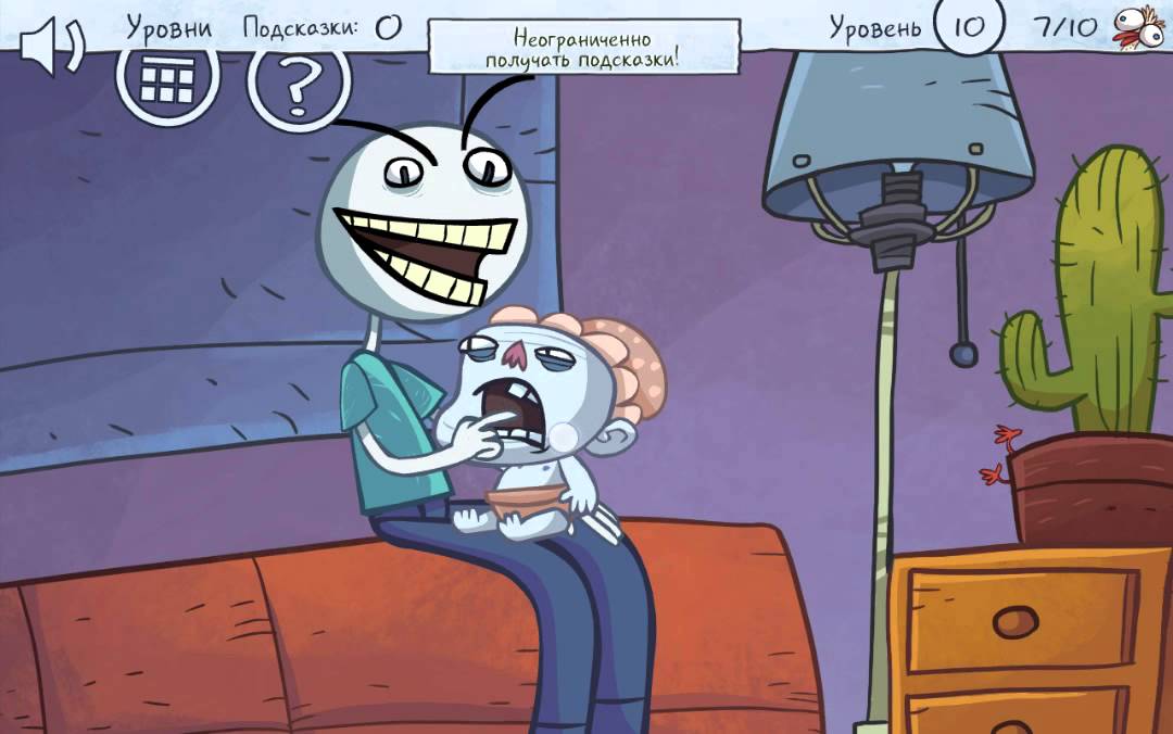 Играть в trollface quest 10