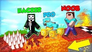 KDO NEJLÉPE ZVLÁDNE ULTRA TĚŽKÝ BĚH PŘES PEKLO? NOOB vs. PRO vs. HACKER!