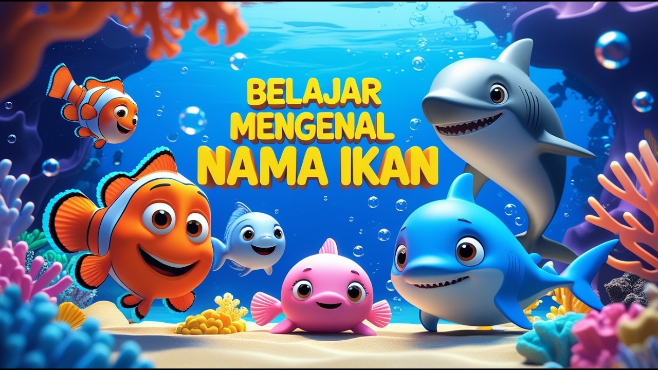 Aku Suka Ikan! Belajar Nama Ikan untuk Anak