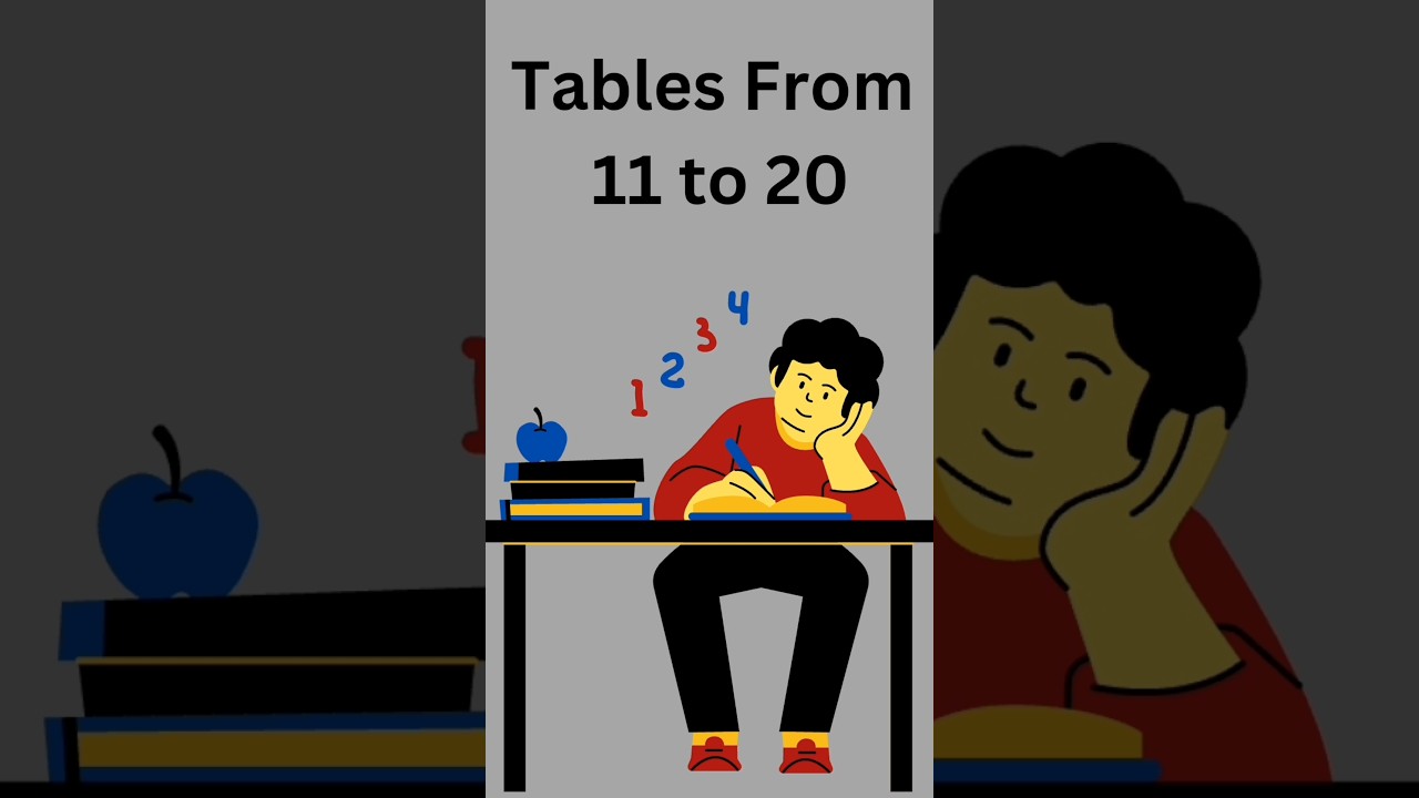 Table from 11 to 20 