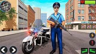 Police Moto Bike Chase Crime Shooting Games_ police bike driving game_ Android Gameplay #6 screenshot 4