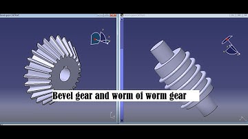 Design of bevel gear and worm part 1