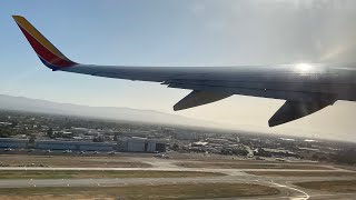 Southwest Airlines Boeing 737-700 Pushback, Taxi and Takeoff from San Jose (SJC)