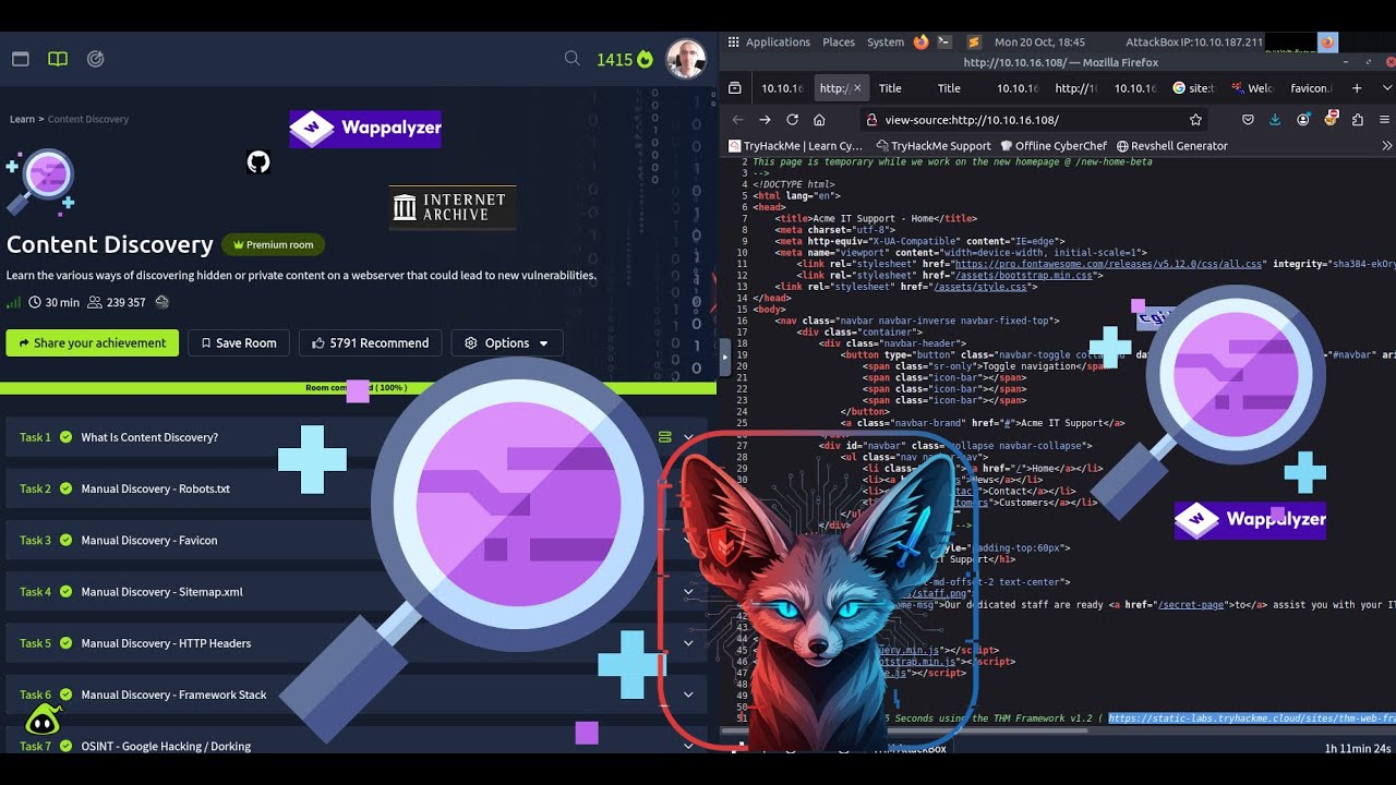 TryHackMe Content Discovery - Full Walkthrough 2025 - YouTube