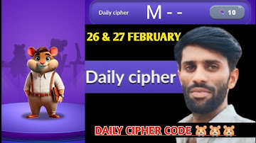 26February Hamster Kombat Gamedev Heroes  Daily Cipher code 26 February | Today CIPHER codes| cipher