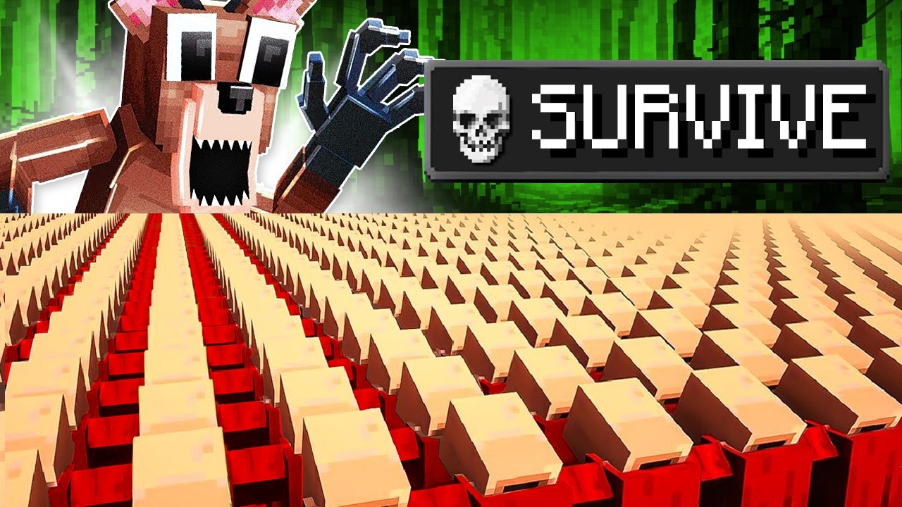 1,000,000 Villagers Survive 99 Nights In The Forest
