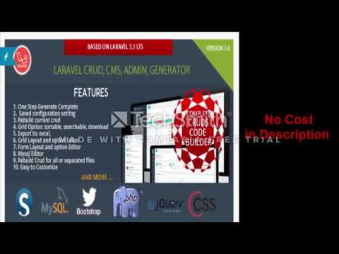 Laravel CRUD CMS   Sximo 5 LTS Review