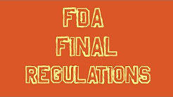 FDA Announces Final Regulations For Vaping!