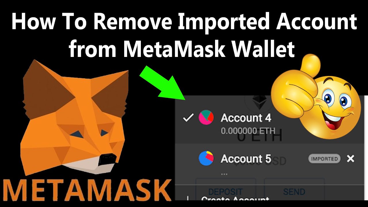 metamask remove account