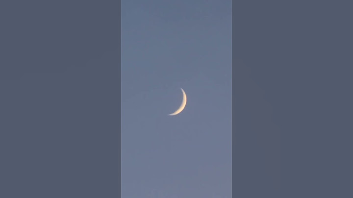 Crescent Moon Ramadan above Bahariterra