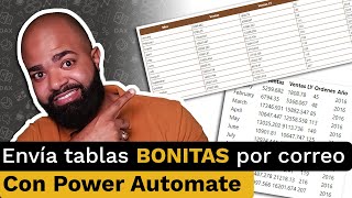 🚀 Envía tablas por correo con Power BI y Power Automate | Dándole más formato a la tabla