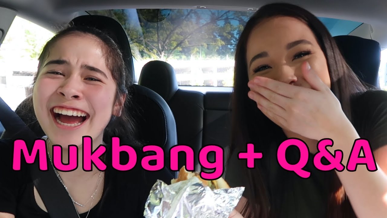 mukbang + q&a   get to know us!