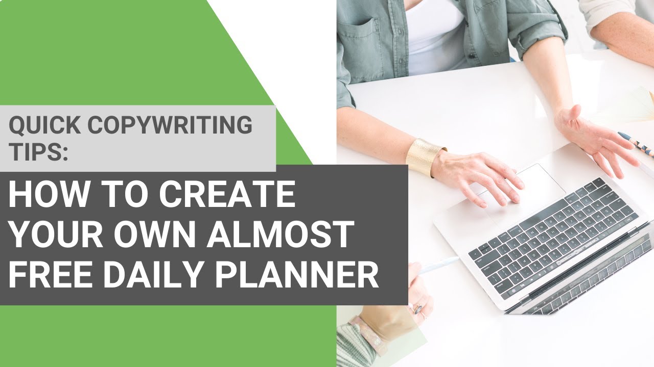 Quick Tips: How to Create Your Own Almost Free Daily Planner - YouTube