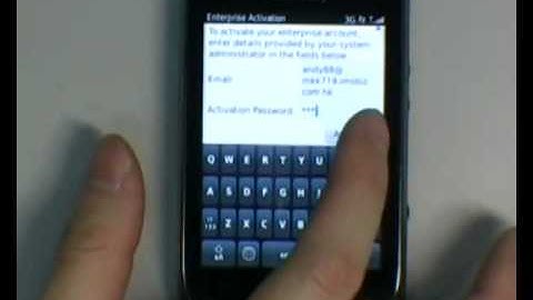 在blackberry 設定microsoft exchange email