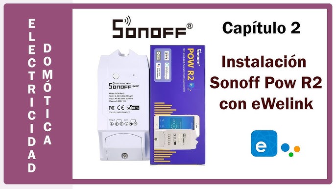 INTERRUPTOR WiFi con MEDIDOR DE CONSUMO - SonOff Pow R2 