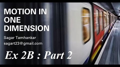 Numerical 2B part 2: Motion in one dimension