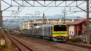 試9726D GV-E197系 TS02編成 試運転 井野駅通過