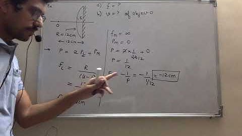 22  Numerical Plano convex lens with plane surface silvered