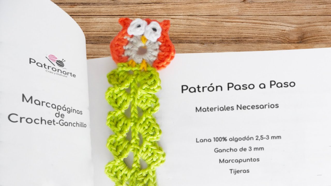 😍 COMO TEJER marca libros en crochet, precioso diseño hecho a mano