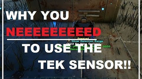 Why You Need the Tek Sensor!!