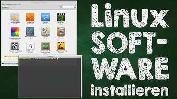 Linux Programme installieren, Mint + Ubuntu, über Software Center + Terminal, Anleitung auf Deutsch