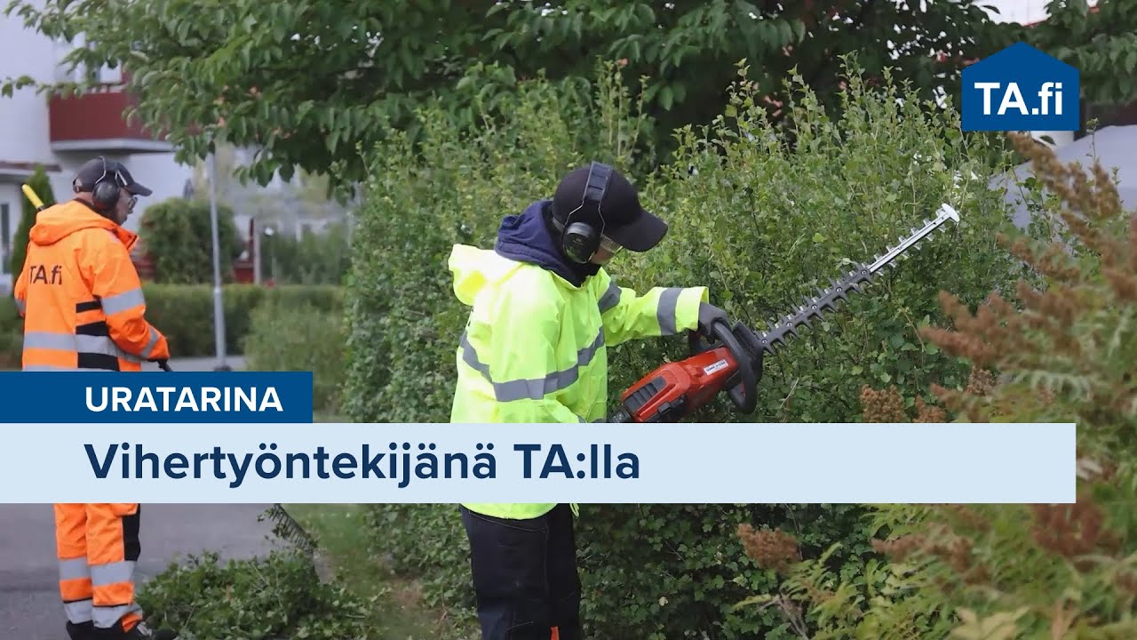 Vihertyöntekijänä TA:lla - Avoimet työpaikat