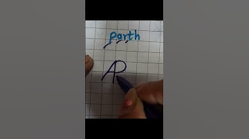 Parth namelogo #howtodraw #logoart #shorts 🤩