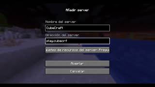 como entrar a cubecraft y jugar bedwars en minecraft java