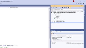 ML.NET SDCA Maximum Entropy Multi-Class Classifier C# Program- Copyright www.jfs3tech.com