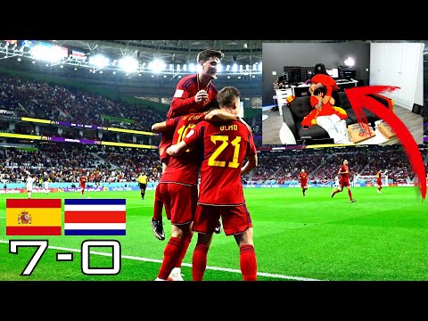 ESPAÑA 7-0 COSTA RICA **HISTORIA DEL MUNDIAL QATAR 2022 ** DjMaRiiO