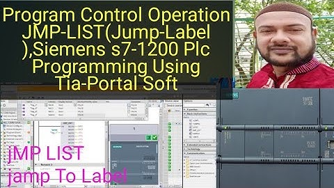 Program Control Operation JMP-LIST(Jump-Label),Siemens s7-1200 Plc Programming Using Tia-Portal Soft