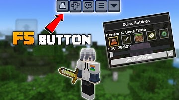 F5 BUTTON Addon for Minecraft PE 1.21, 1.20 , 1.19 ,1.22,Change Camera Angle In One Click