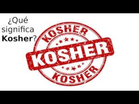 Video: ¿Qué es una instalación kosher?