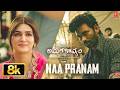 Naa Pranam 8K Video | Tere Ishk Mein | Dhanush | Kriti | AR Rahman | Aanand L Rai | Bhushan K