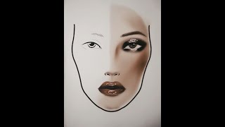 Рисуем Фэйсчарт |  Facechart tutorial | How to draw face chart