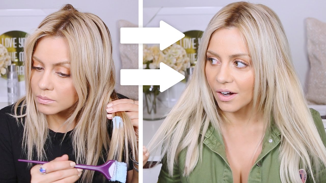 How To Tone And Brighten Blonde Hair At Home YouTube