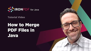 How to merge PDF files in Java