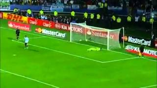Video thumbnail of "ARGENTINA VS COLOMBIA PENALES--/-- SARA HEBE--"