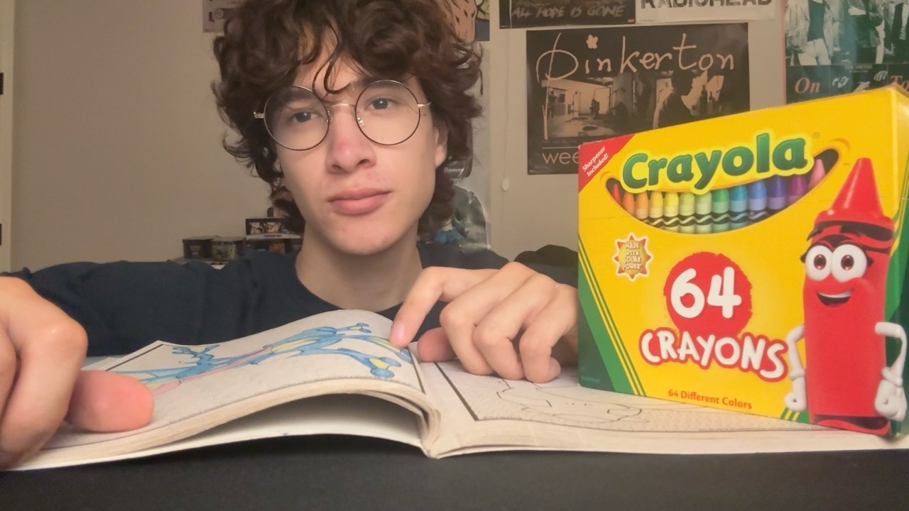 ASMR Color With Me 🖍️ Satisfying Coloring On Pokémon Coloring Book💤