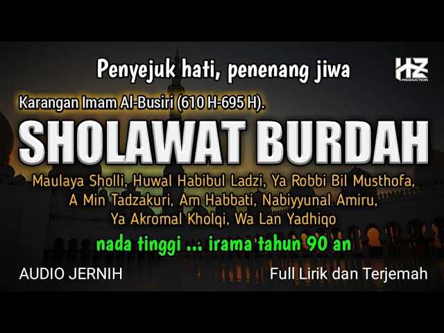 SHOLAWAT BURDAH Full Delapan Bait || Cocok juga dilantunkan untuk puji-pujian setelah Adzan class=