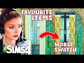 Using My FAVOURITE Items With LEAST FAVOURITE Swatch To Build a House in The Sims 4 BUILD CHALLENGE