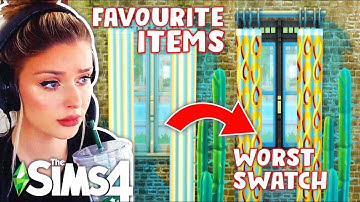 Using My FAVOURITE Items With LEAST FAVOURITE Swatch To Build a House in The Sims 4 BUILD CHALLENGE
