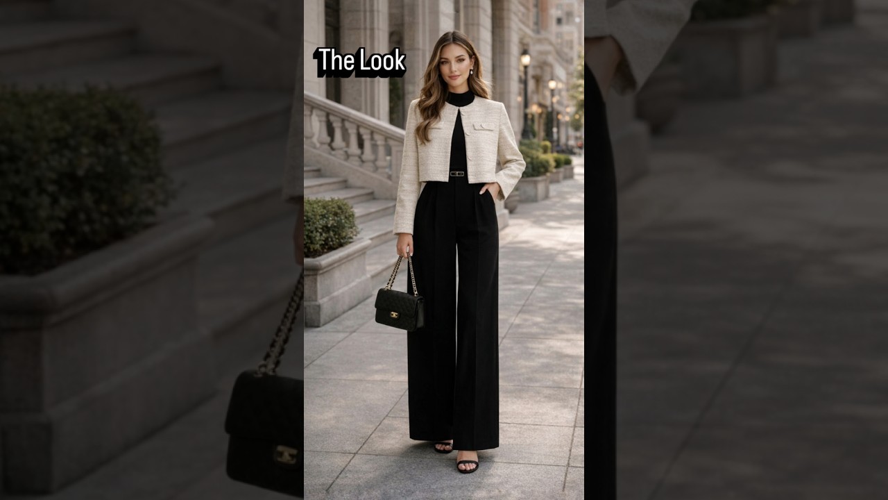 Office Outfit ideas🤍🖤 