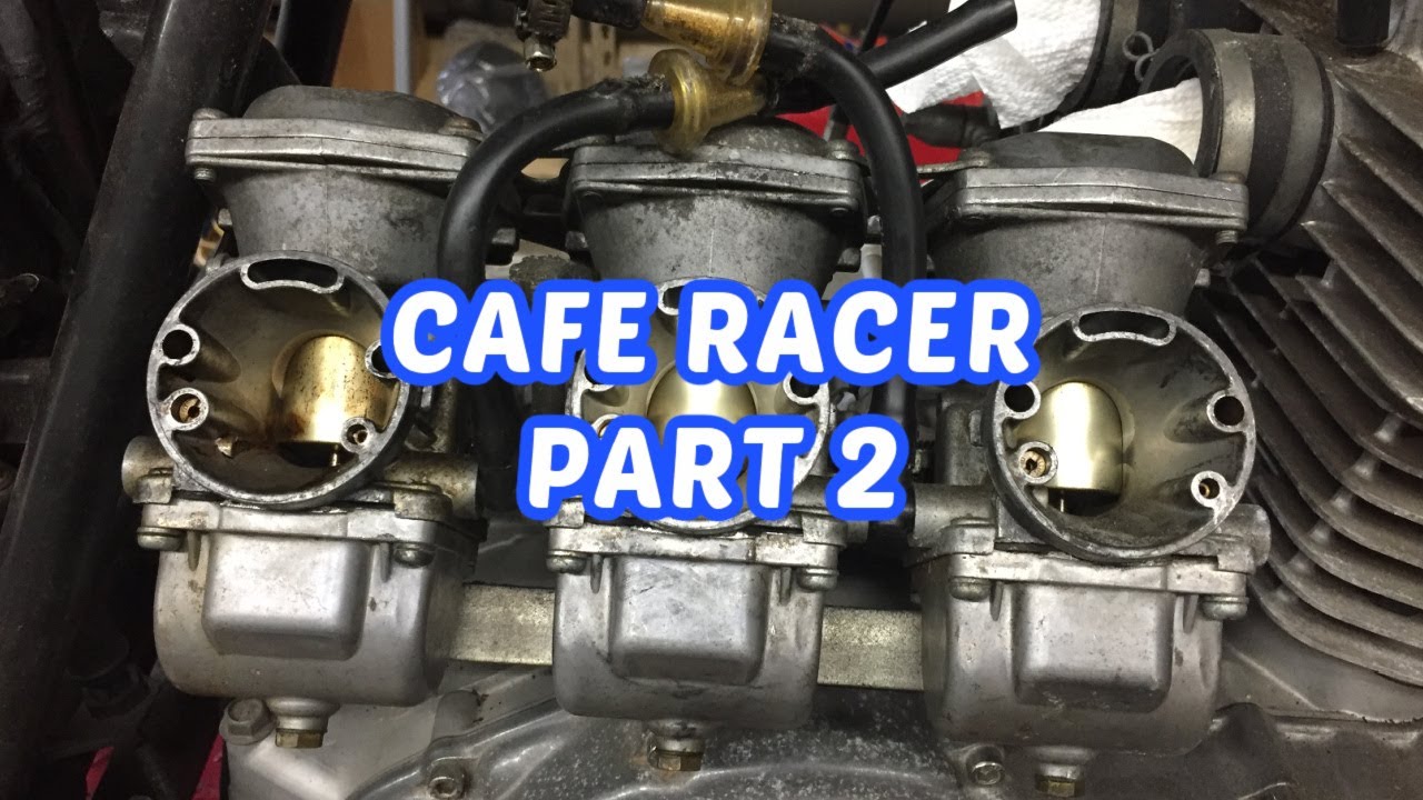 1979 Yamaha 750 special carb cleaning and first start CAFE RACER