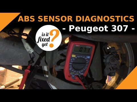 How to DIAGNOSE the ABS Sensor problem - Peugeot 307