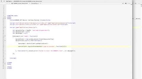 DARWIN API: Getting started: The File system